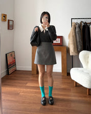 For Geeks... A quiet equation of soft gray and clear blue. Where logic gets a spark.