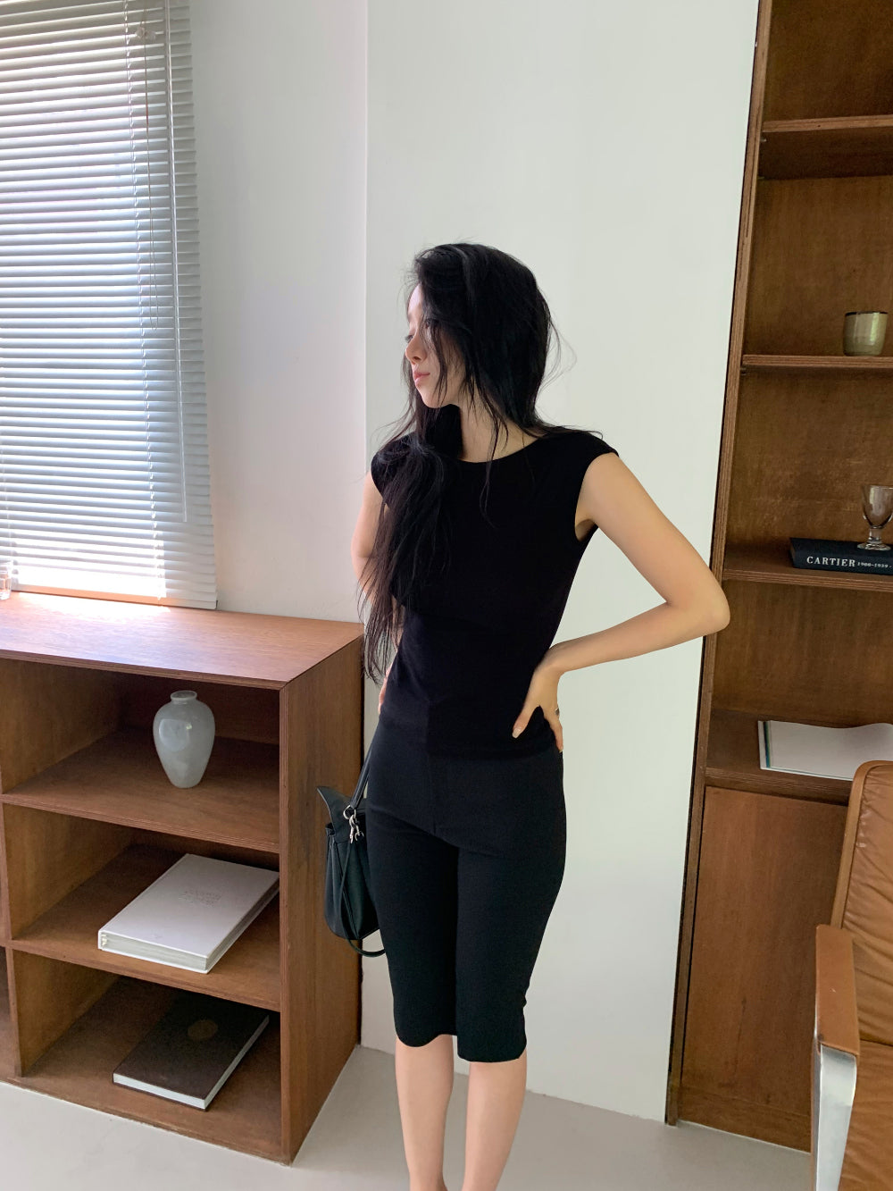 法式慵懶美背背心