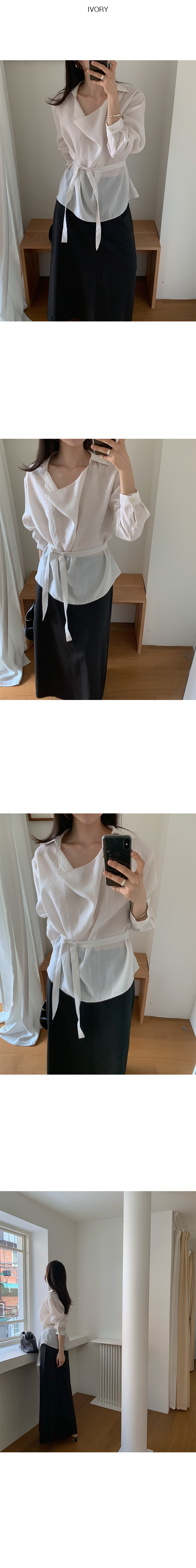 兩穿垂墜感襯衫-6