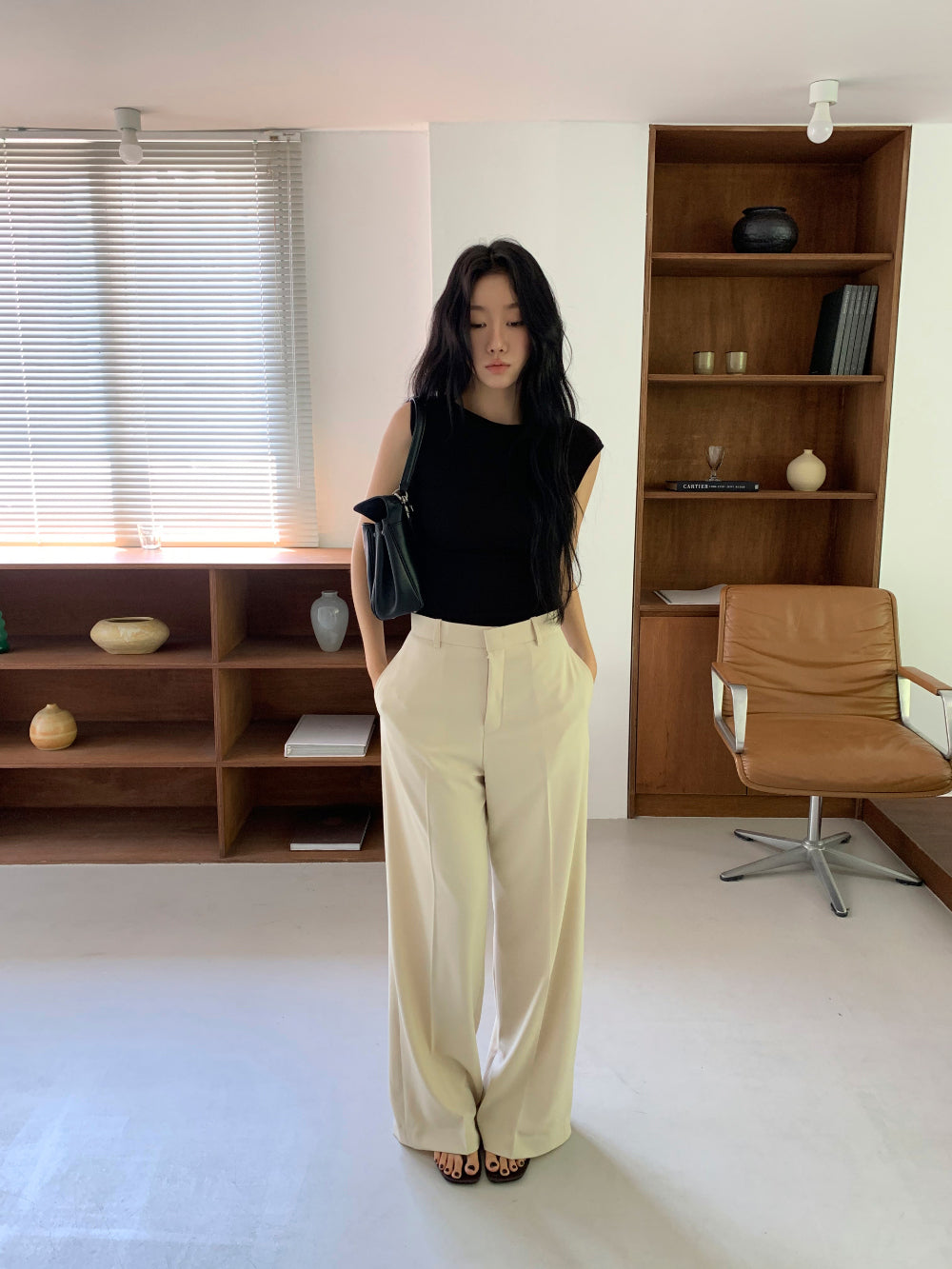 法式慵懶美背背心