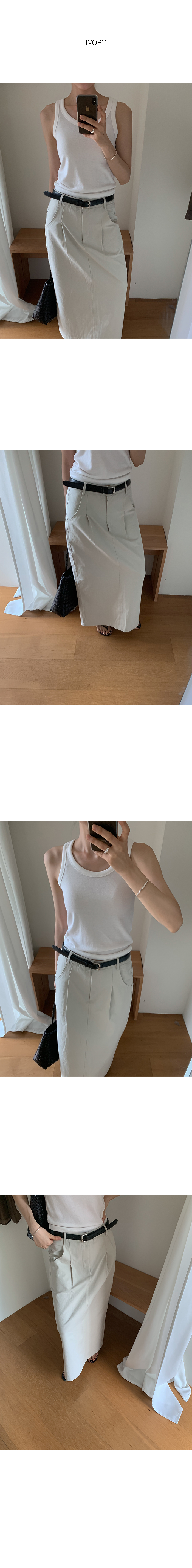 簡約圓領無袖背心
