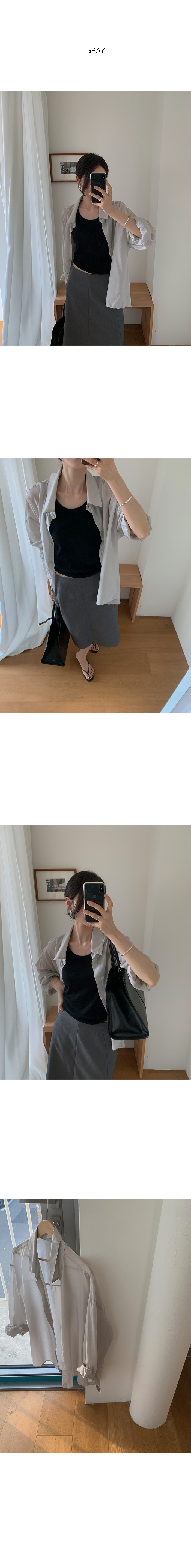 絲滑垂墜感寬鬆襯衫