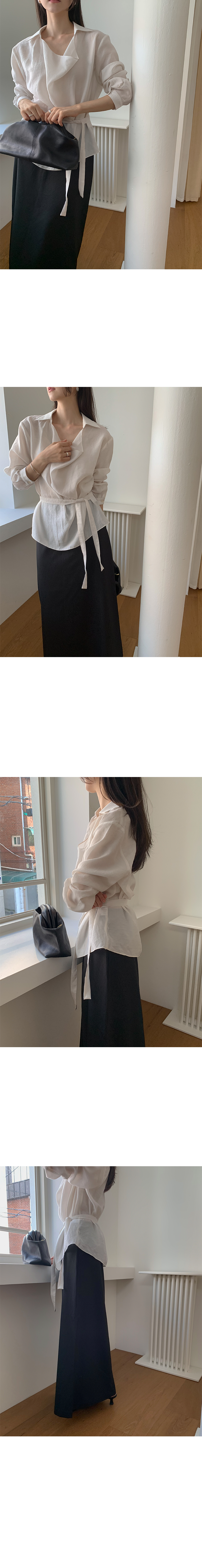 兩穿垂墜感襯衫-7