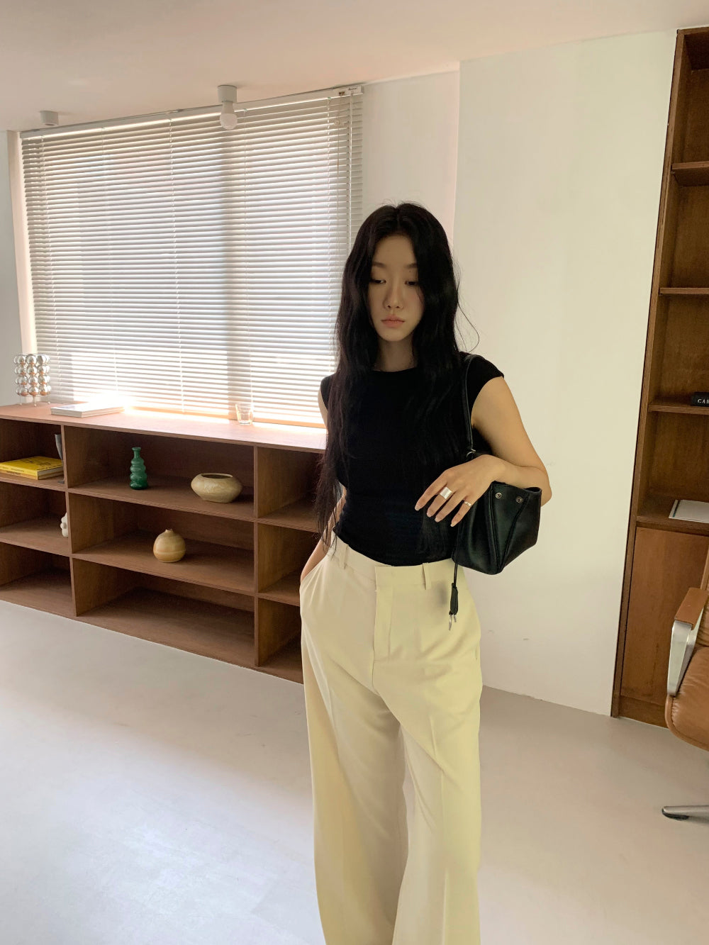 法式慵懶美背背心-8