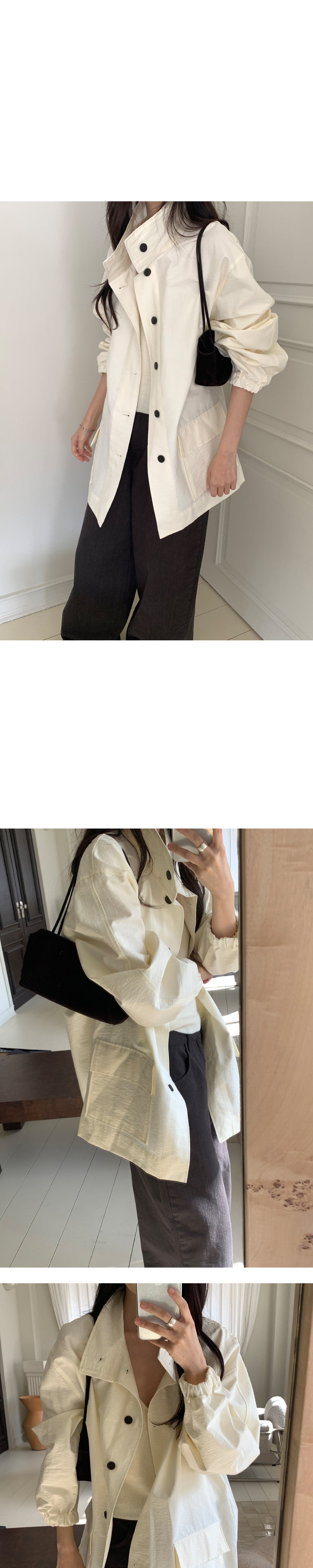 溫柔羊毛混紡細肩帶V領針織背心-11