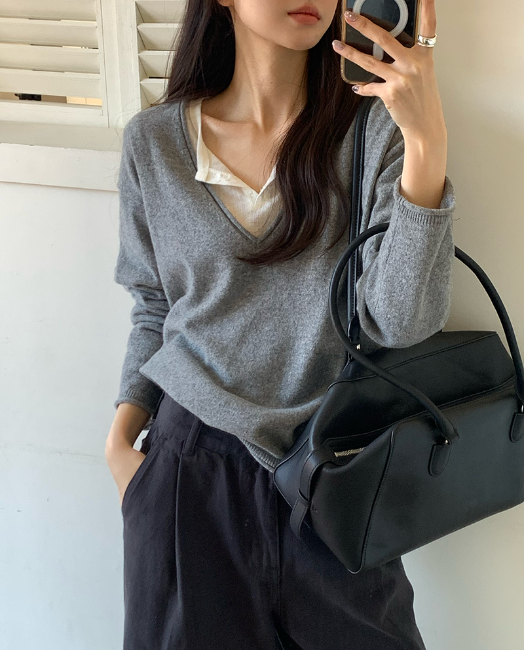 隨性鬆弛立體打褶寬褲