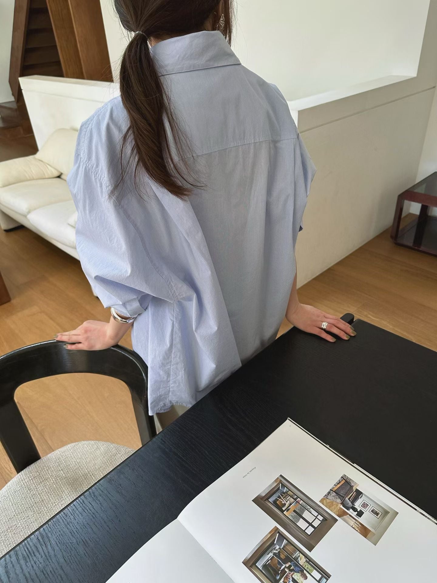 蝴蝶結綁帶襯衫 Ribbon Tie Shirt