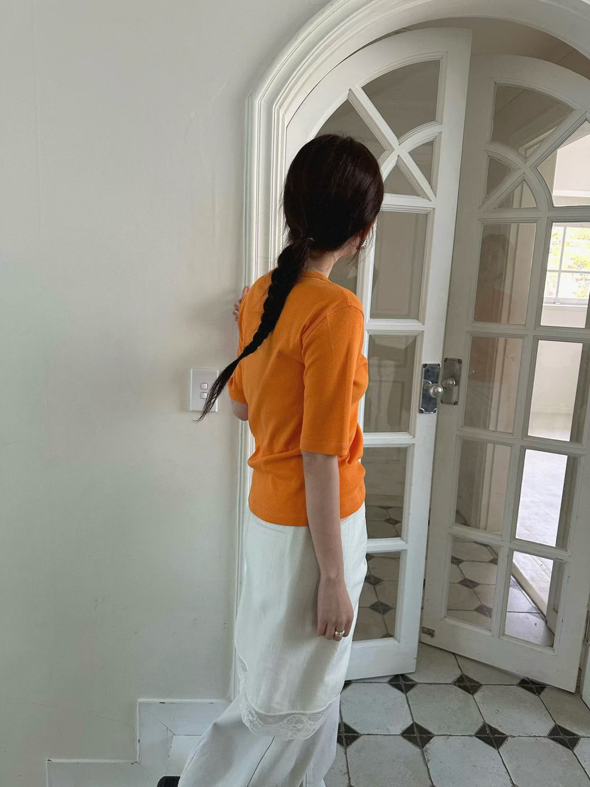 柔膚半袖上衣 Half Sleeve Top