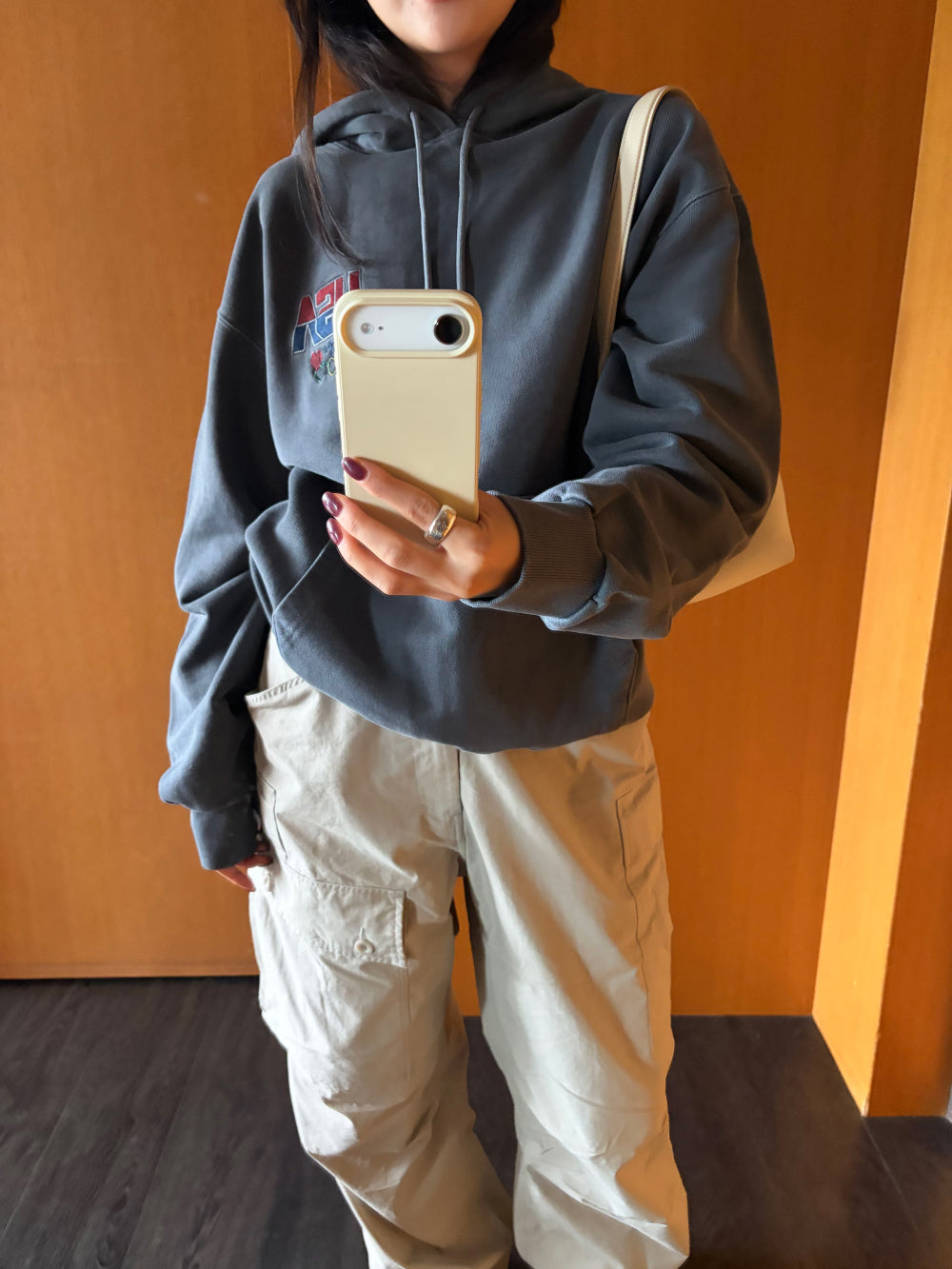 復古工裝純棉寬版降落傘長褲