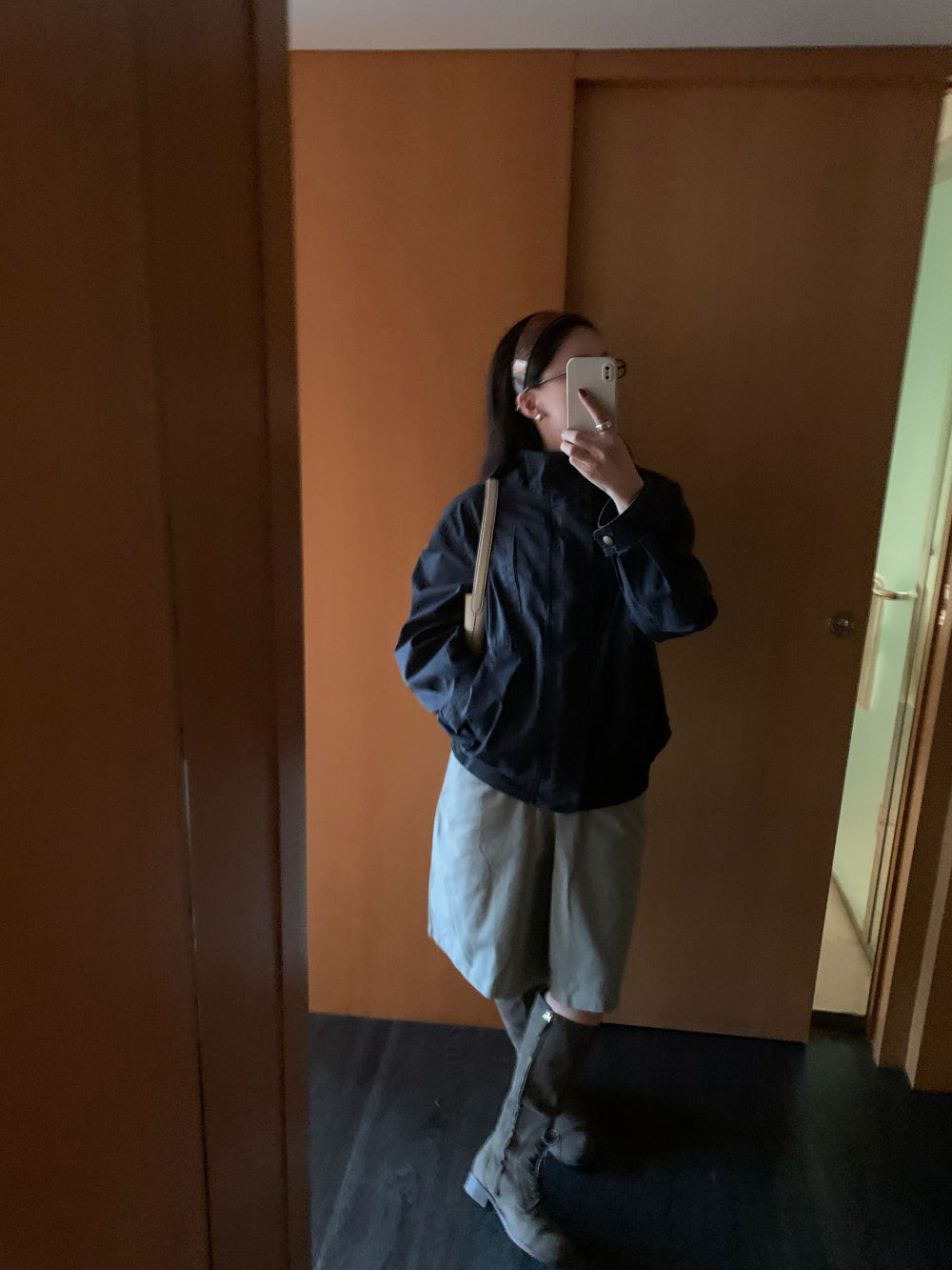簡約知性挺版純棉A字中長裙