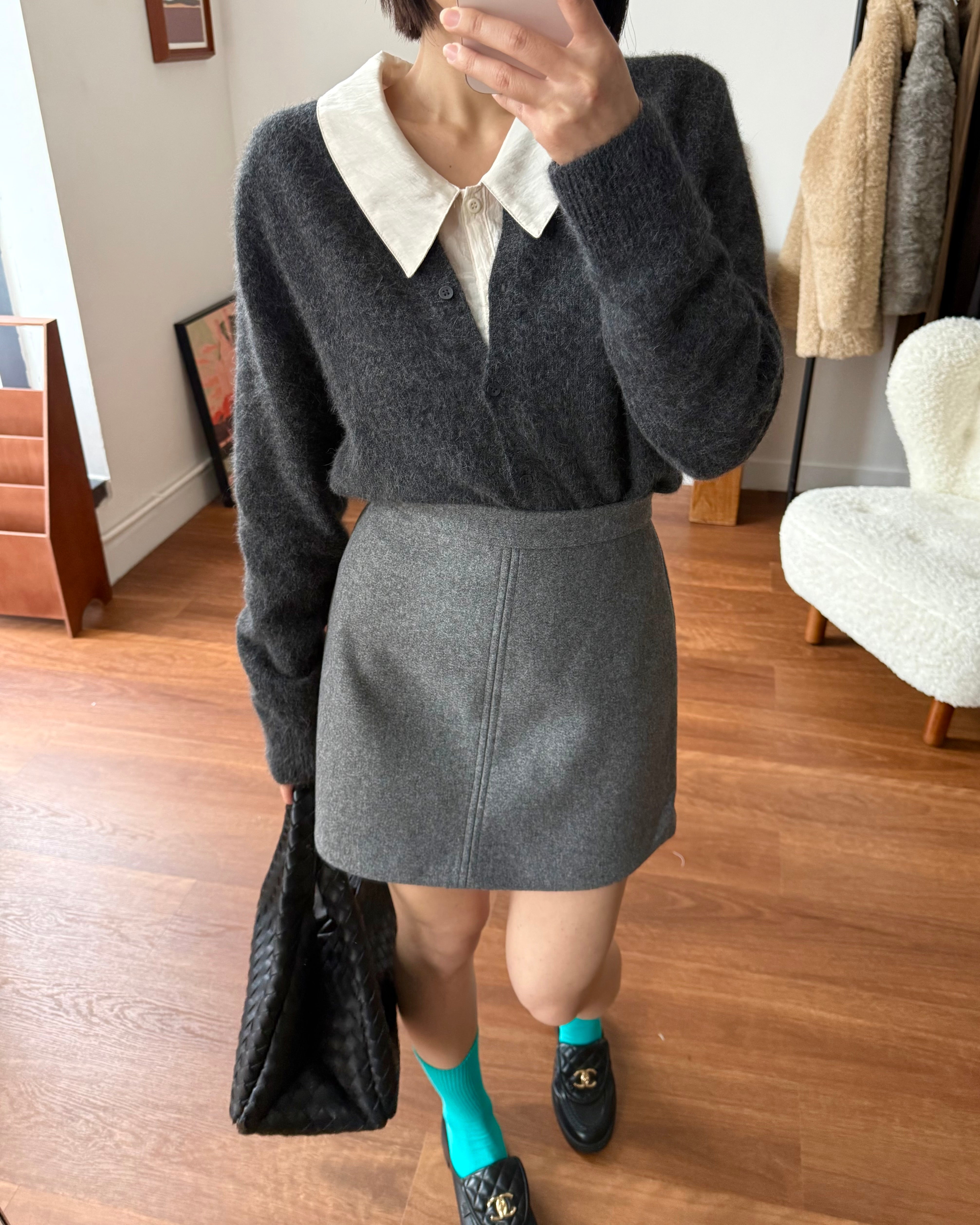 For Geeks... A quiet equation of soft gray and clear blue. Where logic gets a spark.