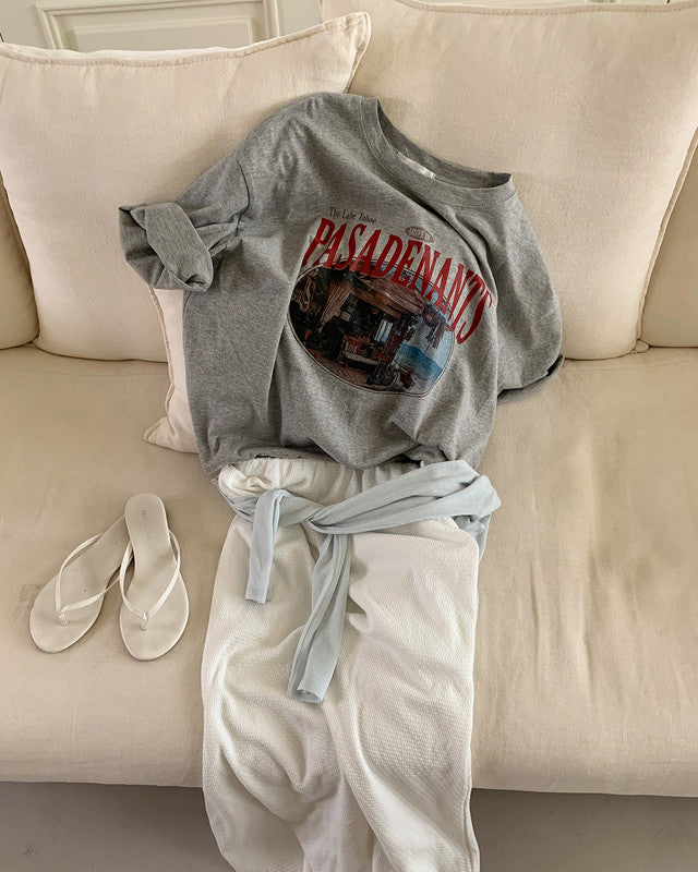 寬鬆Oversize印花t-shirt
