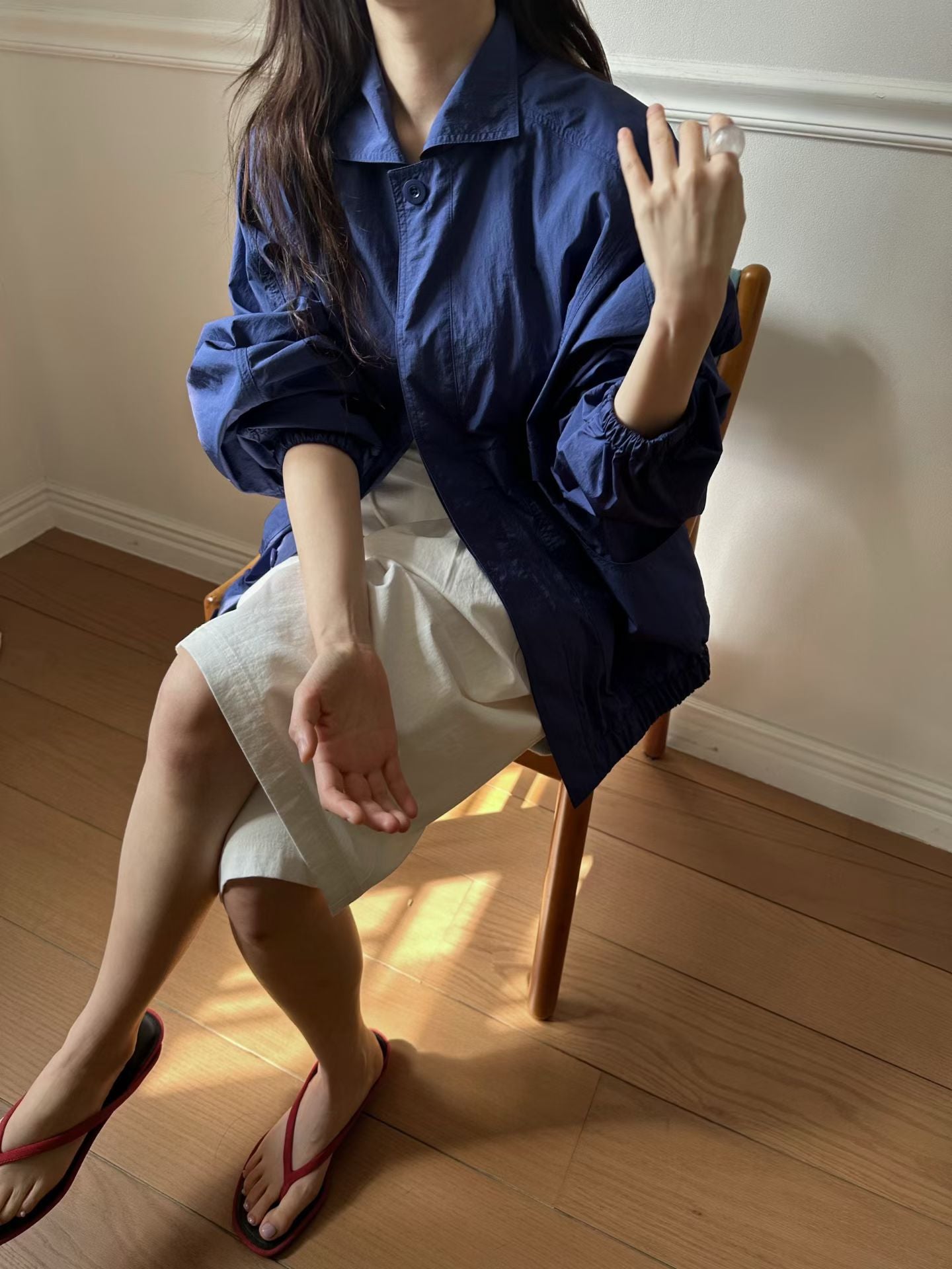 輕薄尼龍拉鍊外套 Light Nylon Zip Jacket