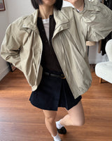 復古風衣外套 Unisex Lightweight Drawstring Wind Jacket