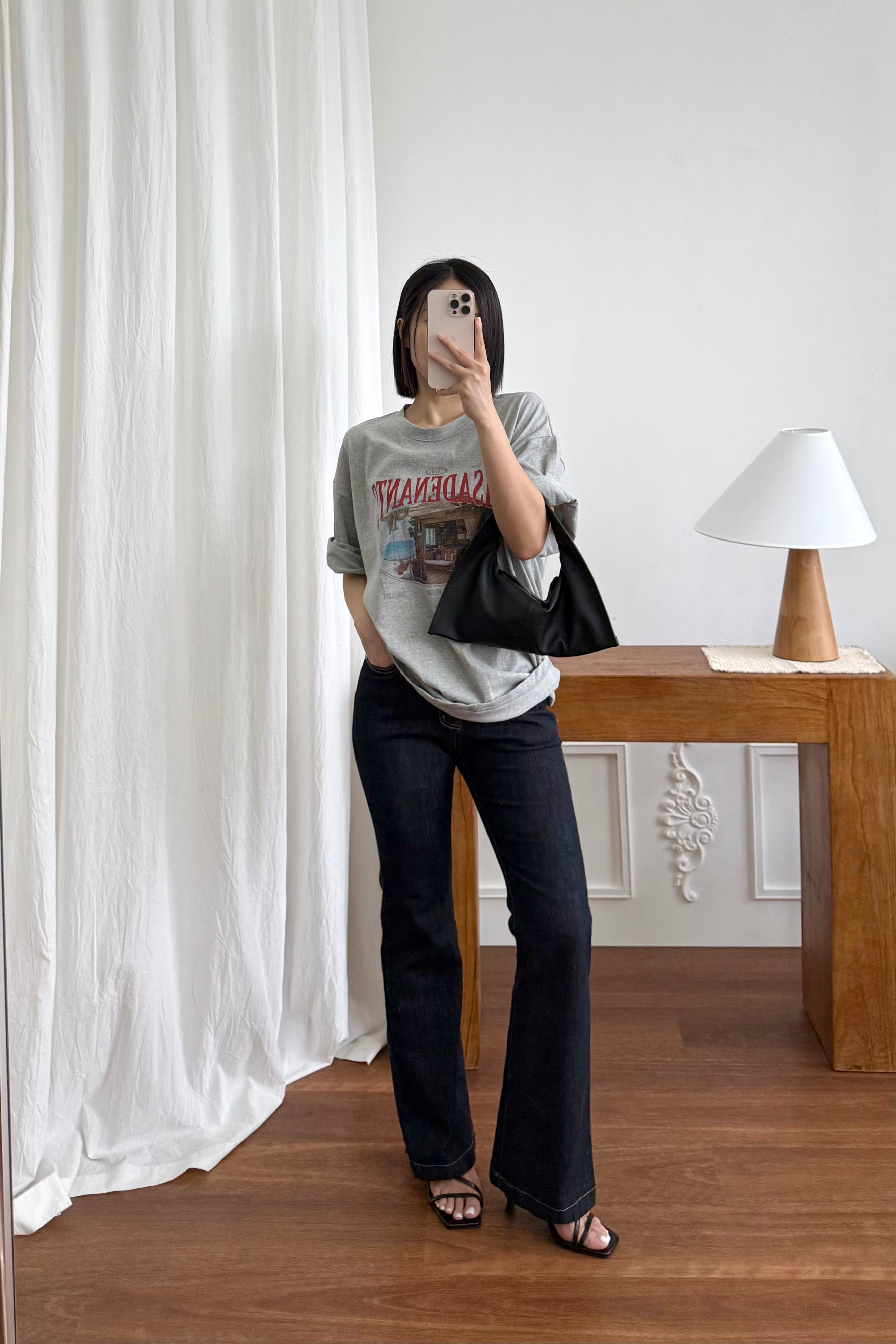 寬鬆Oversize印花t-shirt-8
