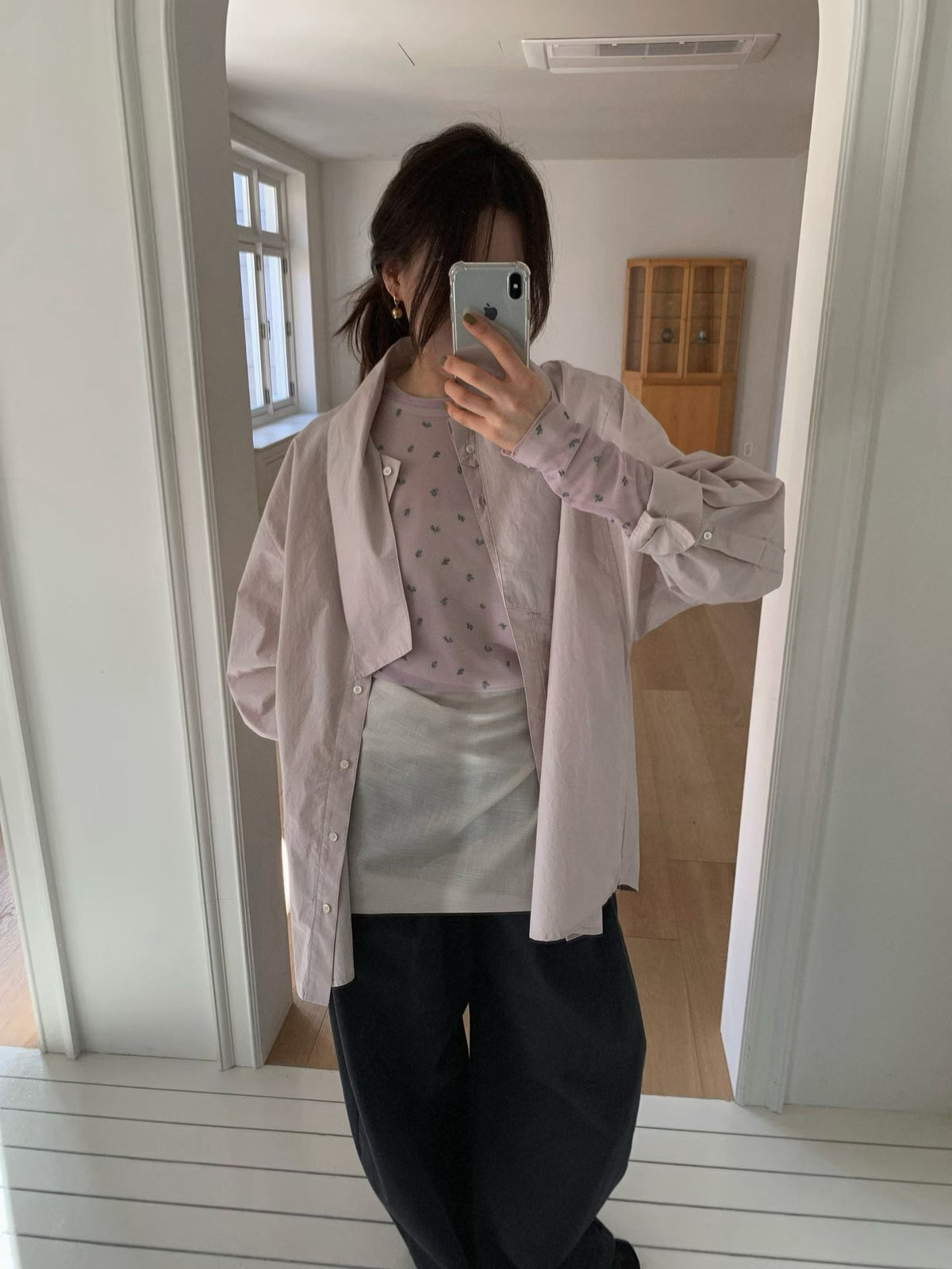 蝴蝶結綁帶襯衫 Ribbon Tie Shirt