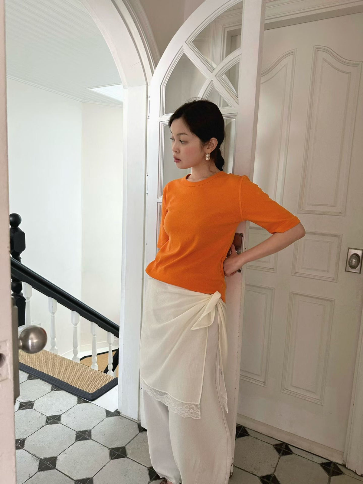 柔膚半袖上衣 Half Sleeve Top