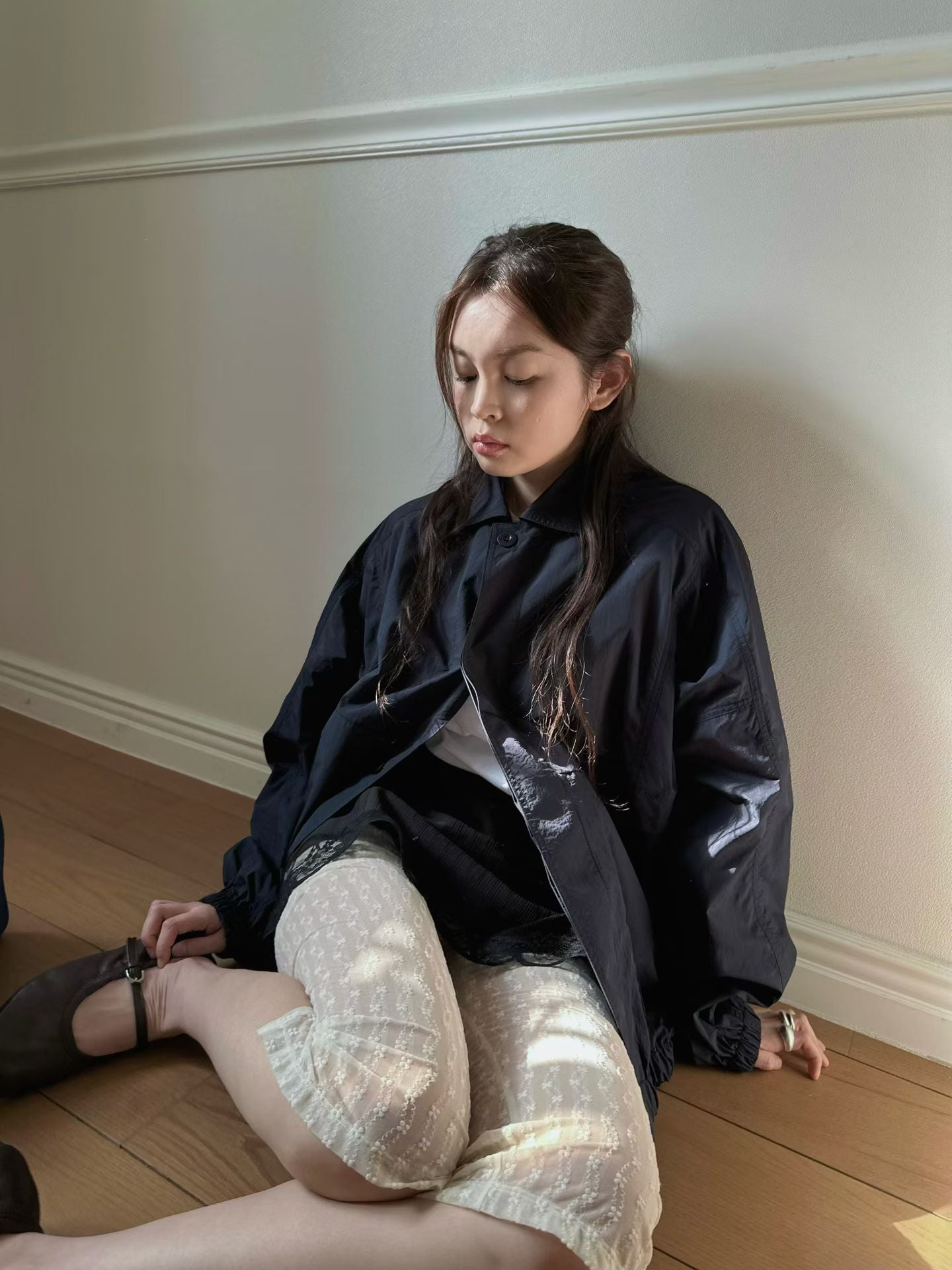 輕薄尼龍拉鍊外套 Light Nylon Zip Jacket