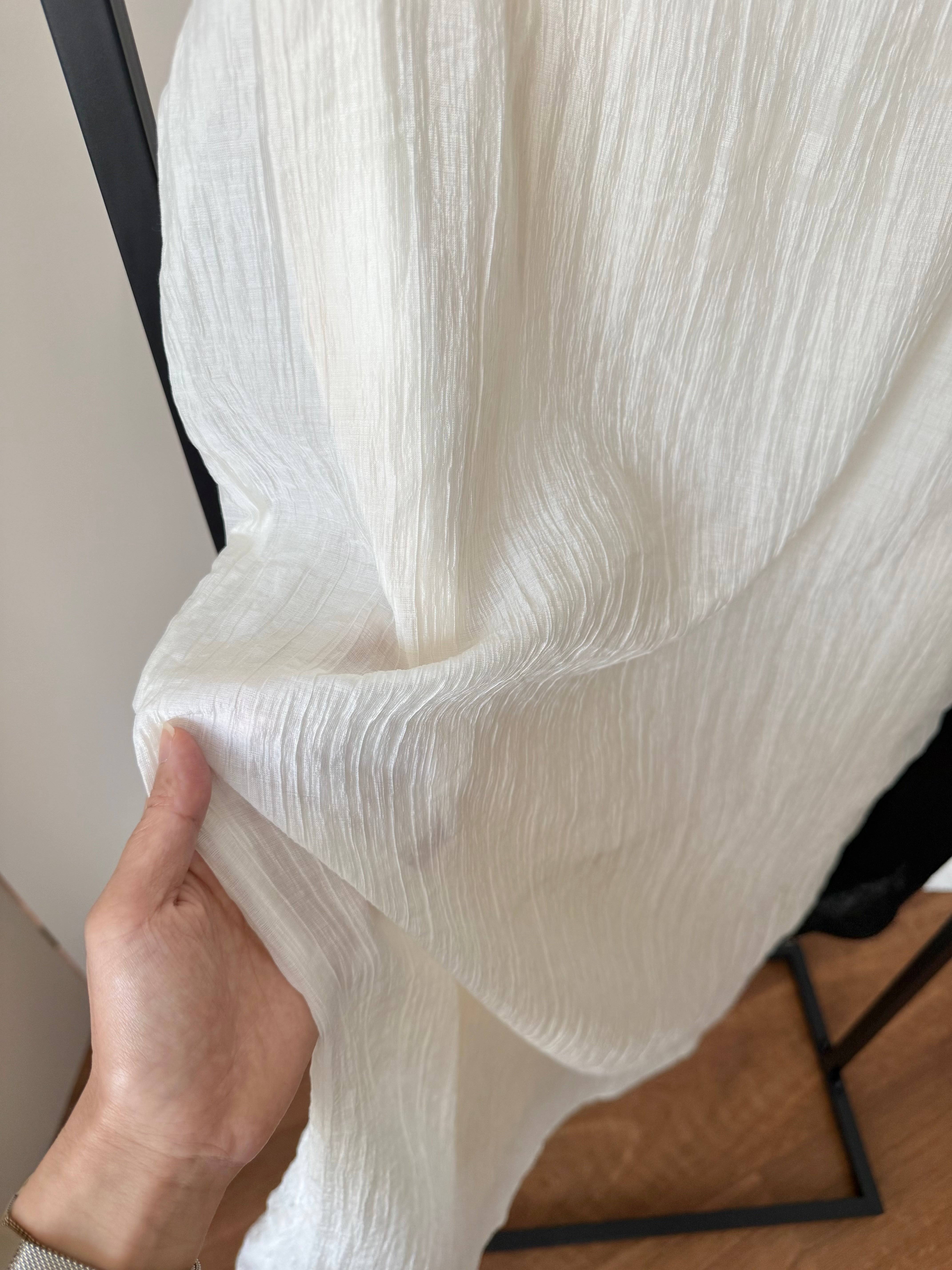 Julia Layered Maxi Skirt - Soft Textured Fabric-7
