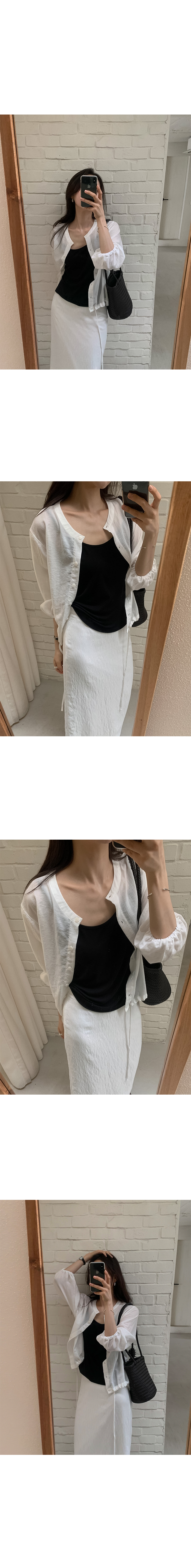 簡約垂墜嫘縈直筒長裙
