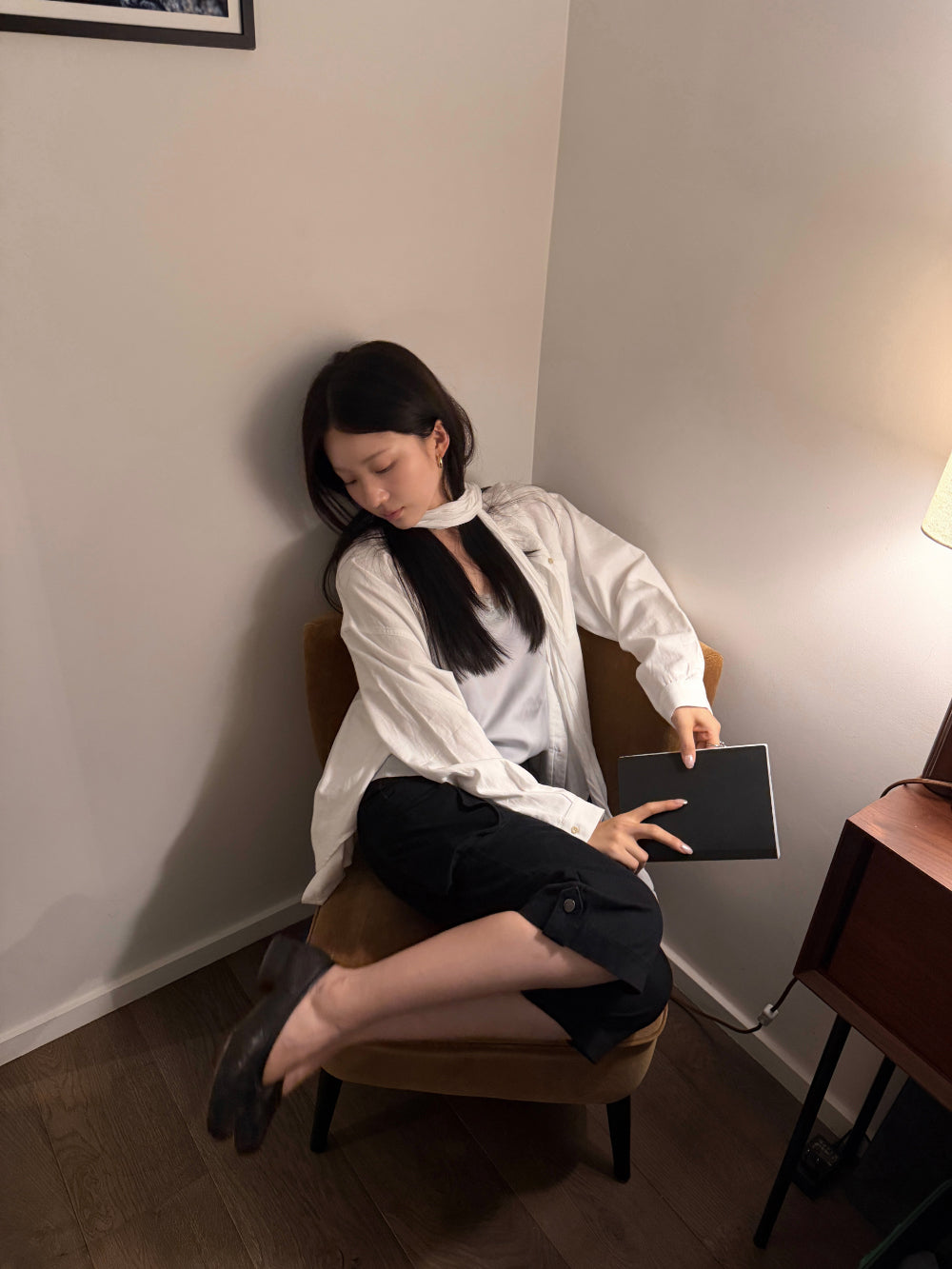 率性純棉工裝卡普里褲