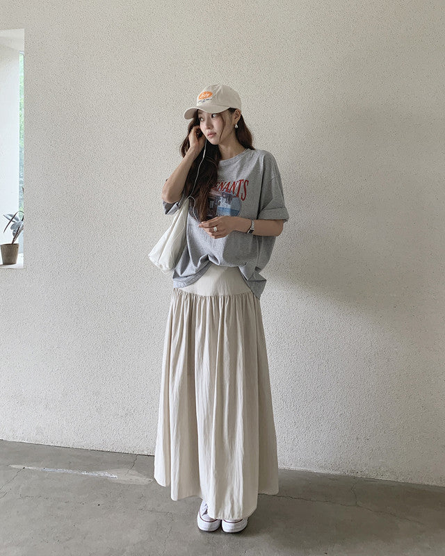 寬鬆Oversize印花t-shirt-4